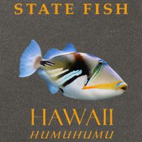 Hawaii Territory Fish The Humuhumu Cotton Canvas Backpack