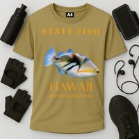 Hawaii Territory Fish The Humuhumu Cooling Performance Crew T-Shirt