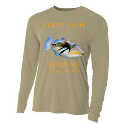 Hawaii Territory Fish The Humuhumu Cooling Performance Long Sleeve Crew