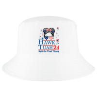 Hawk Tush Funny Messy Bun Hawk Tuah 24 Spit On That Thing Cool Comfort Performance Bucket Hat