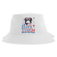 Hawk Tush Funny Messy Bun Hawk Tuah 24 Spit On That Thing Sustainable Bucket Hat