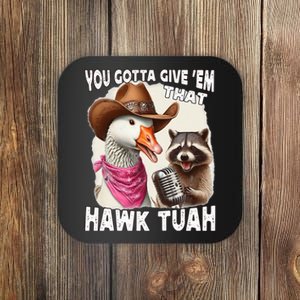 Hawk Tuah Funny Viral Humor Meme Video Girl 24 Goose Tua Coaster