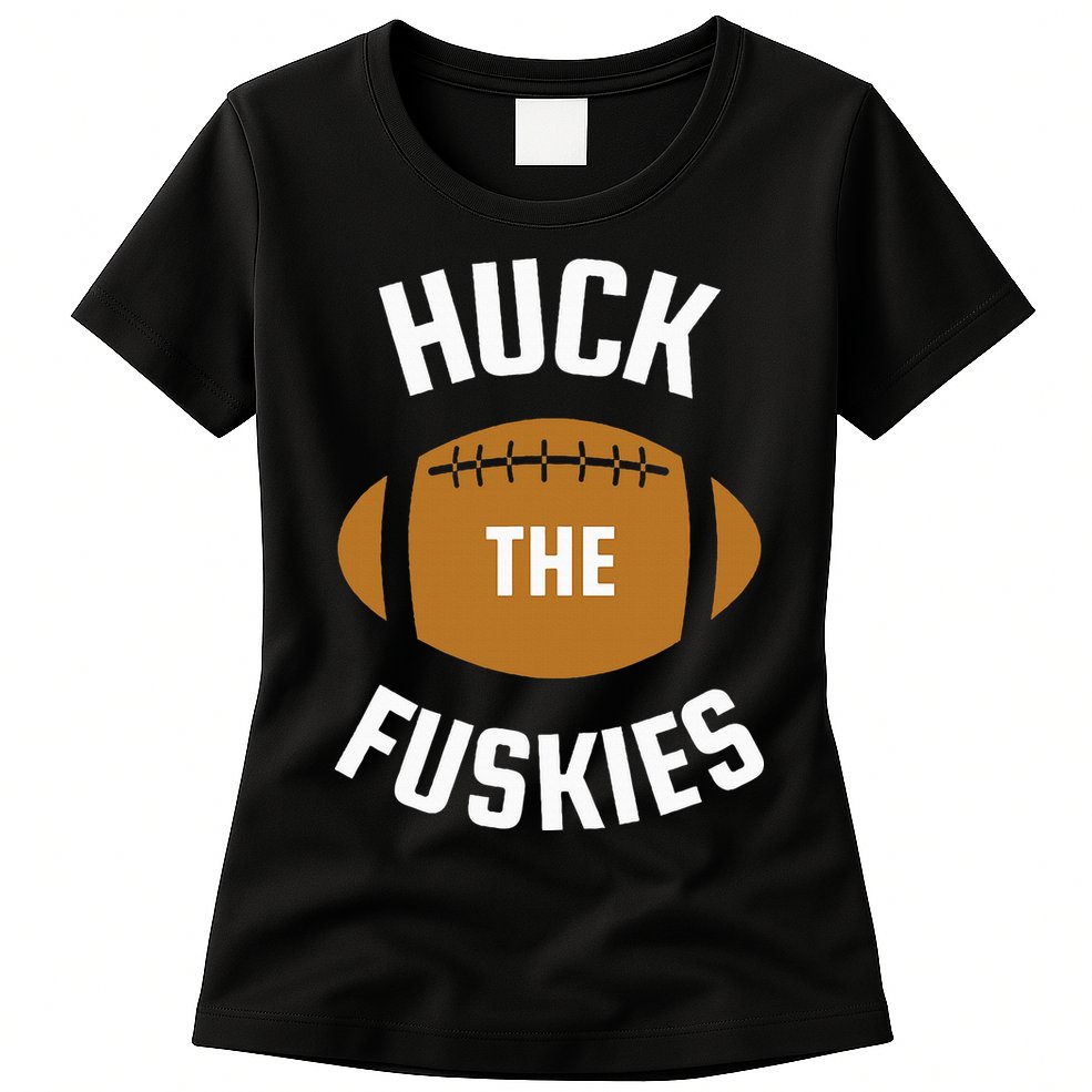 Huck the Fuskies Rivals Washington Oregon  Womens T-Shirt