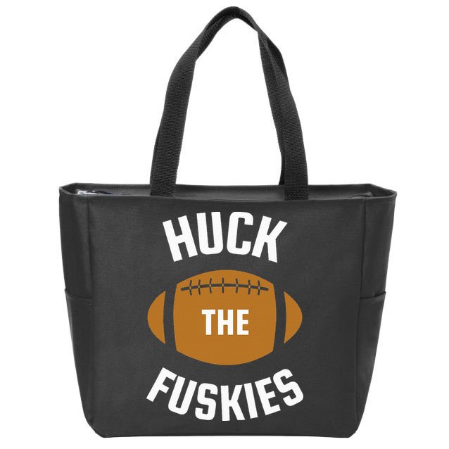 Huck the Fuskies Rivals Washington Oregon  Zip Tote Bag