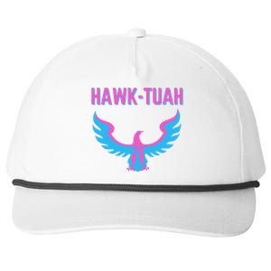 Hawk Tuah Funny Viral Meme Design Snapback Five-Panel Rope Hat