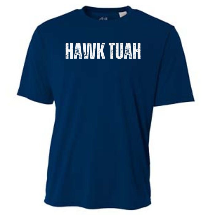 Hawk Thua Funny Internet Meme Hawk Tuah Cooling Performance Crew T-Shirt