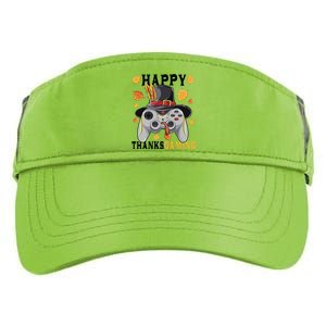 Happy Thanksgaming Funny Cute Thanksgiving Gamer Adult Drive Performance Visor