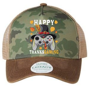 Happy Thanksgaming Funny Cute Thanksgiving Gamer Legacy Tie Dye Trucker Hat