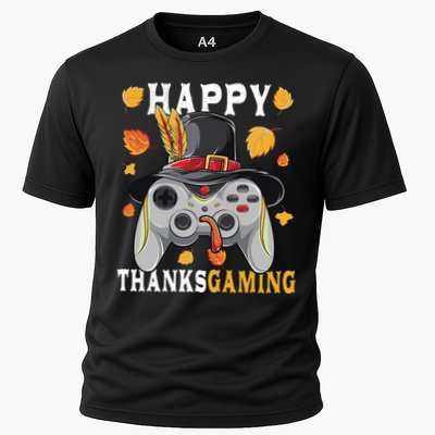 Happy Thanksgaming Funny Cute Thanksgiving Gamer Performance Shirt