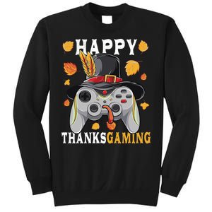 Happy Thanksgaming Funny Cute Thanksgiving Gamer Sweatshirt