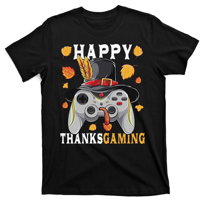 Happy Thanksgaming Funny Cute Thanksgiving Gamer T-Shirt