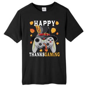 Happy Thanksgaming Funny Cute Thanksgiving Gamer Tall Fusion ChromaSoft Performance T-Shirt