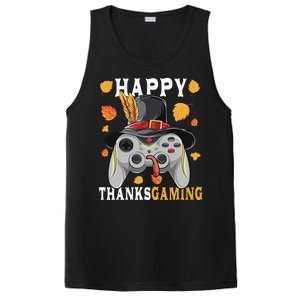 Happy Thanksgaming Funny Cute Thanksgiving Gamer PosiCharge Competitor Tank