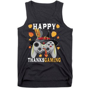 Happy Thanksgaming Funny Cute Thanksgiving Gamer Tank Top