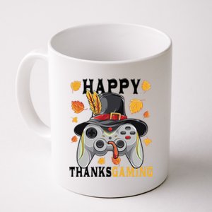 Happy Thanksgaming Funny Cute Thanksgiving Gamer Coffee Mug