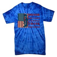 Honor The Fallen Thank The Living Patriotic Memorial Day Meaningful Gift Tie-Dye T-Shirt