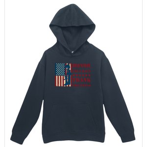 Honor The Fallen Thank The Living Patriotic Memorial Day Meaningful Gift Urban Pullover Hoodie