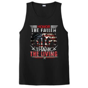 Honor The Fallen Veteran Themed Military Support Memorial Meaningful Gift PosiCharge Competitor Tank