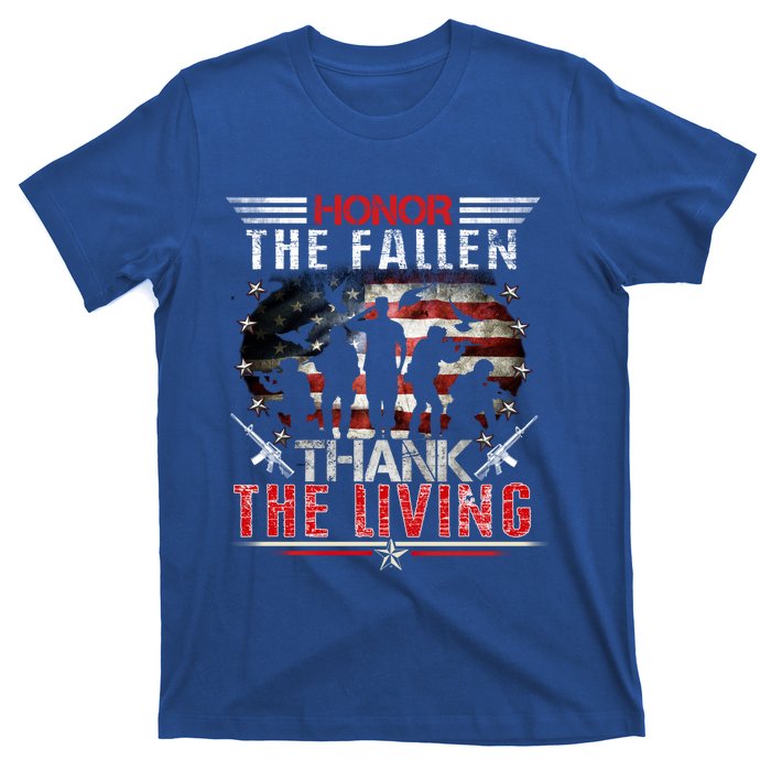 Honor The Fallen Veteran Themed Military Support Memorial Meaningful Gift T-Shirt