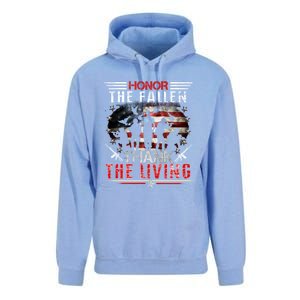 Honor The Fallen Veteran Themed Military Support Memorial Meaningful Gift Unisex Surf Hoodie