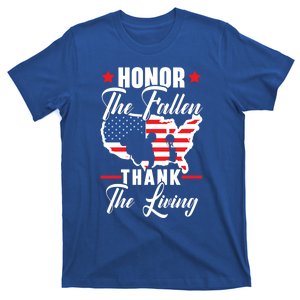 Honor The Fallen Thank The Living Usa American Memorial Day Cute Gift T-Shirt