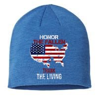 Honor The Fallen Veteran Themed Military Support Gift Sustainable Beanie