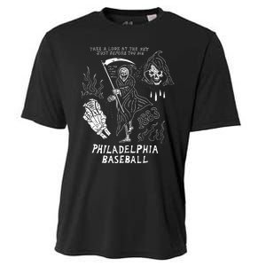 Heavyslime The Fightins Take A Look At The Sky Just Before You Die Philadelphia Cooling Performance Crew T-Shirt