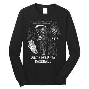 Heavyslime The Fightins Take A Look At The Sky Just Before You Die Philadelphia Long Sleeve Shirt