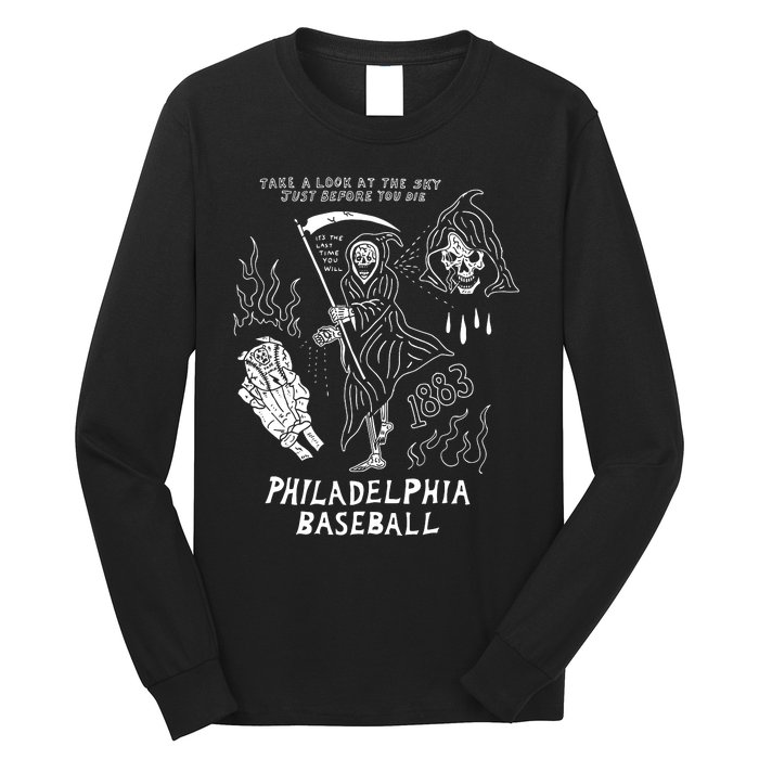 Heavyslime The Fightins Take A Look At The Sky Just Before You Die Philadelphia Long Sleeve Shirt