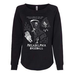 Heavyslime The Fightins Take A Look At The Sky Just Before You Die Philadelphia Womens California Wash Sweatshirt