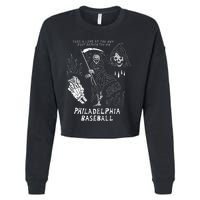 Heavyslime The Fightins Take A Look At The Sky Just Before You Die Philadelphia Cropped Pullover Crew