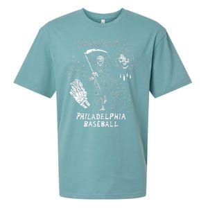 Heavyslime The Fightins Take A Look At The Sky Just Before You Die Philadelphia Sueded Cloud Jersey T-Shirt