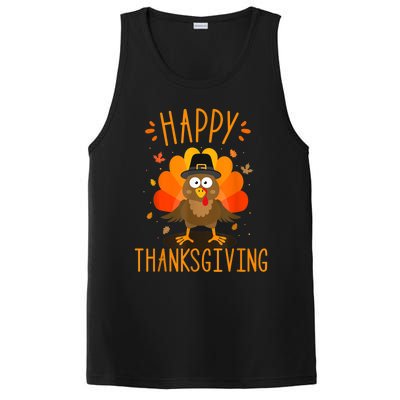 Happy thanksgiving for turkey day family dinner PosiCharge Competitor Tank