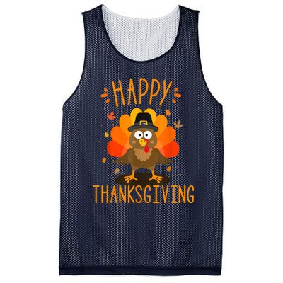 Happy thanksgiving for turkey day family dinner Mesh Reversible Basketball Jersey Tank