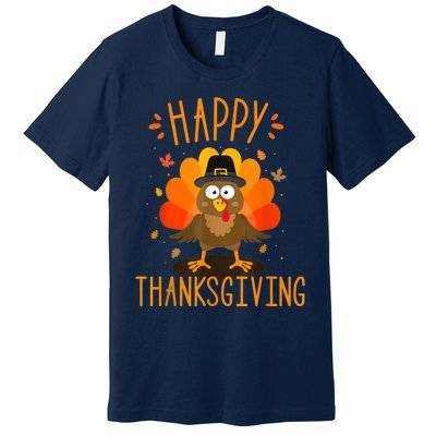 Happy thanksgiving for turkey day family dinner Premium T-Shirt