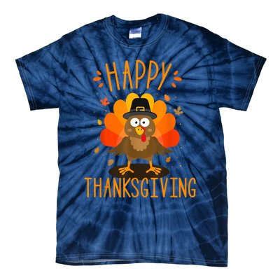 Happy thanksgiving for turkey day family dinner Tie-Dye T-Shirt