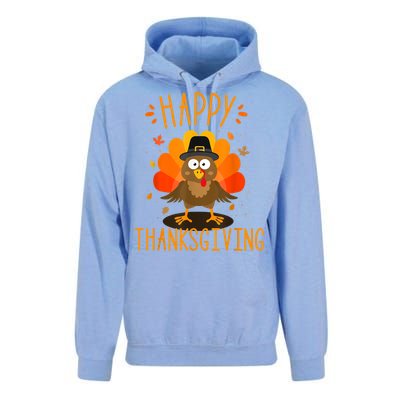 Happy thanksgiving for turkey day family dinner Unisex Surf Hoodie