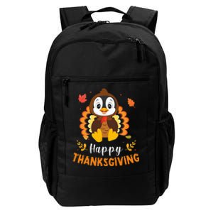 Happy Thanksgiving Funny Penguins Turkey Costume Lover Gifts Daily Commute Backpack