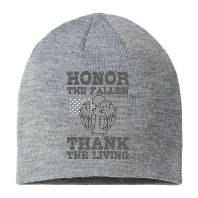 Honor The Fallen American Veteran Gift Veterans Day Soldier Great Gift Sustainable Beanie