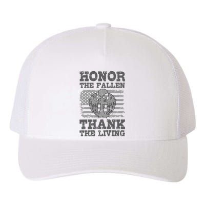 Honor The Fallen American Veteran Gift Veterans Day Soldier Great Gift Yupoong Adult 5-Panel Trucker Hat