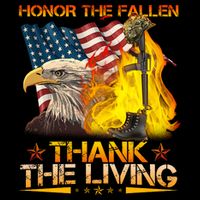 Honor The Fallen Thank The Living Memorial Day Ladies Essential Flowy Tank