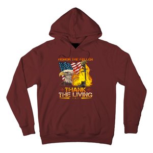 Honor The Fallen Thank The Living Memorial Day Hoodie