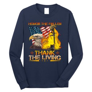 Honor The Fallen Thank The Living Memorial Day Long Sleeve Shirt