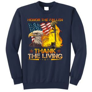 Honor The Fallen Thank The Living Memorial Day Sweatshirt