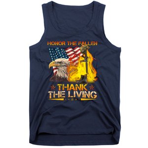 Honor The Fallen Thank The Living Memorial Day Tank Top