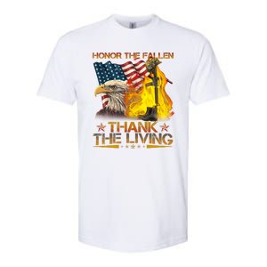 Honor The Fallen Thank The Living Memorial Day Softstyle CVC T-Shirt