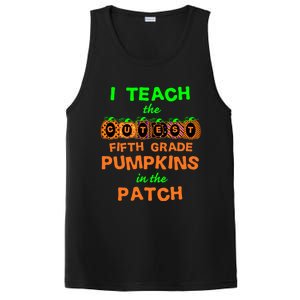 Halloween Teacher Fifth Grade Cutest Pumpkins Gift PosiCharge Competitor Tank