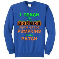 Halloween Teacher Fifth Grade Cutest Pumpkins Gift Sweatshirt