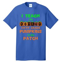 Halloween Teacher Fifth Grade Cutest Pumpkins Gift Tall T-Shirt