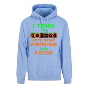 Halloween Teacher Fifth Grade Cutest Pumpkins Gift Unisex Surf Hoodie